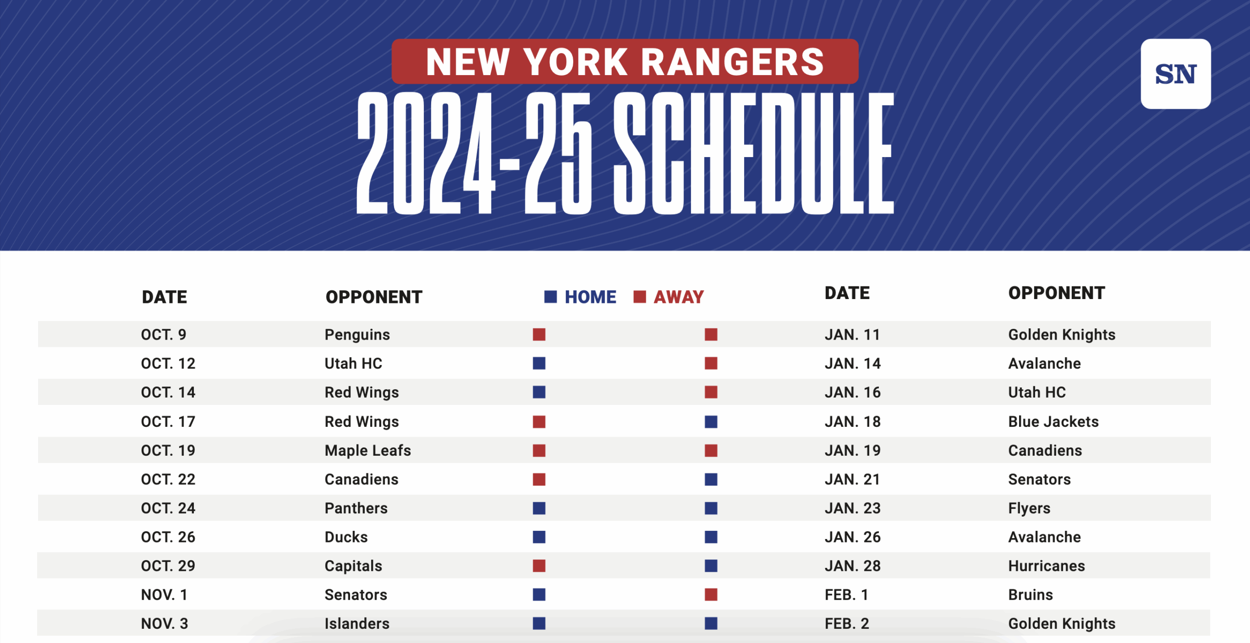 Rangers Printable Schedule 2024 25 Dates Times And Tickets For Every New York Hockey Game Sporting News Rangers Printable Schedule 2024 25 Dates Times And Tickets For Every New York Hockey Game Sporting News