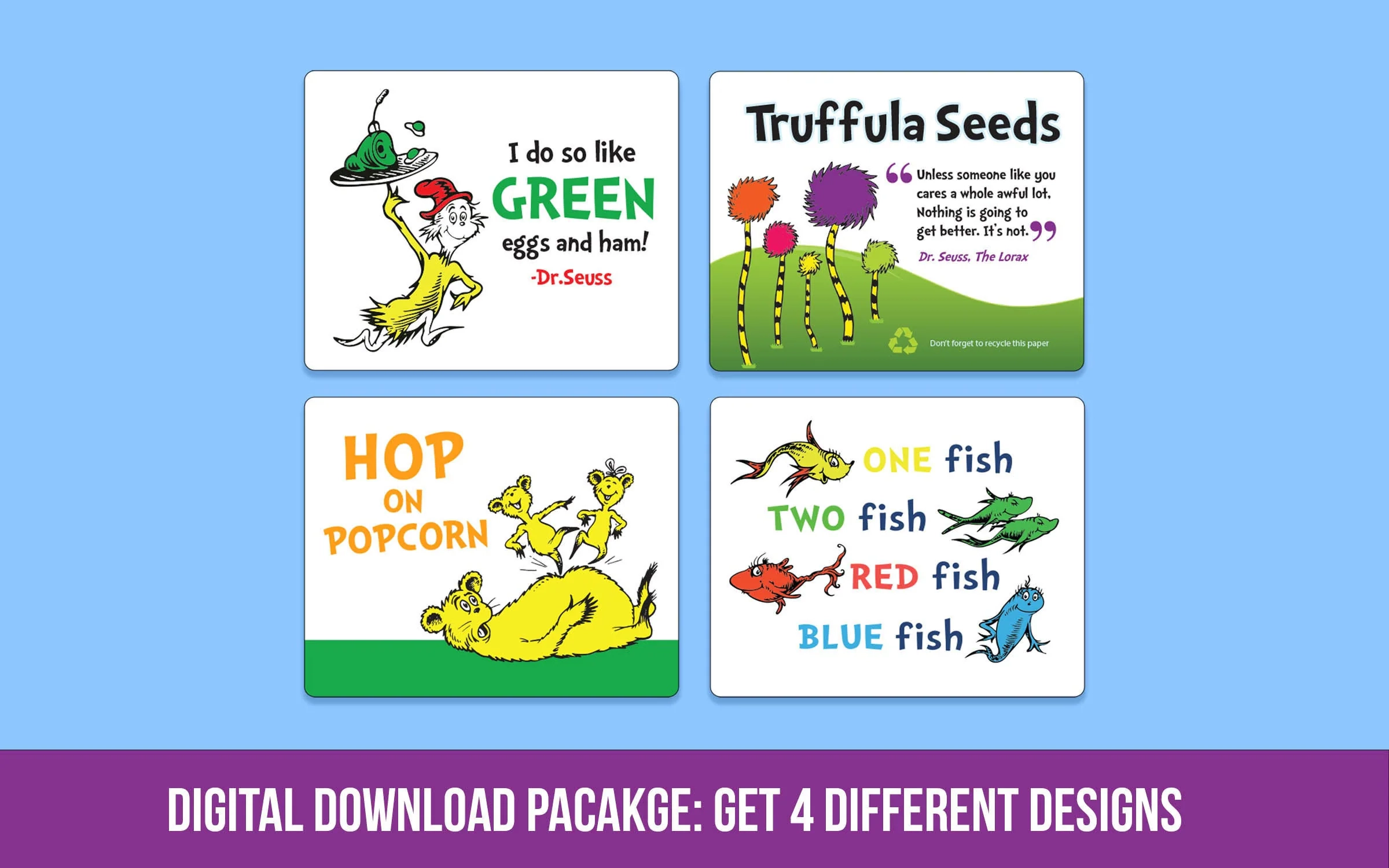 Free Printable Dr. Seuss Food Signs Free Printable Dr. Seuss Food Signs