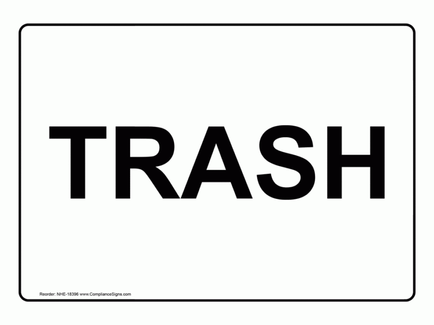 Recycling Trash Conserve Trash Sign Trash Worksheets Library