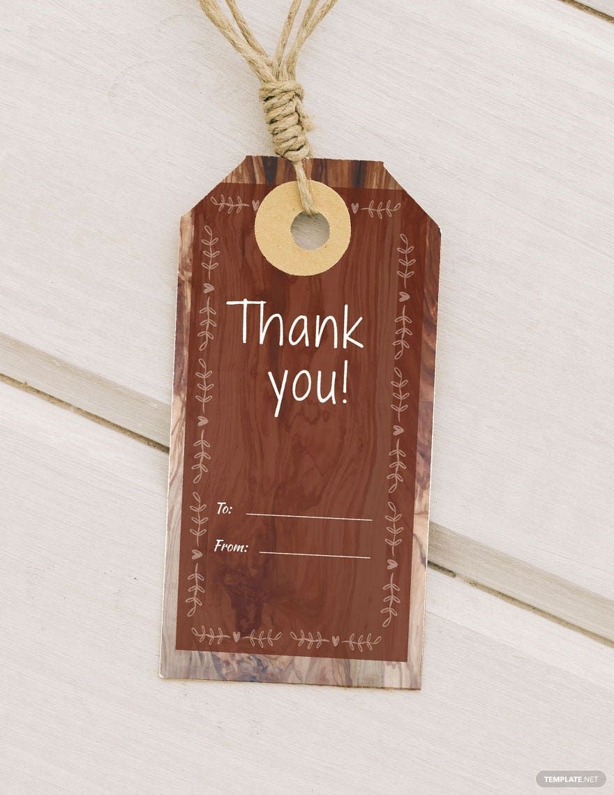 Rustic Thank You Tag Template In Word Illustrator Pages PSD Publisher Download Template Rustic Thank You Tag Template In Word Illustrator Pages PSD Publisher Download Template