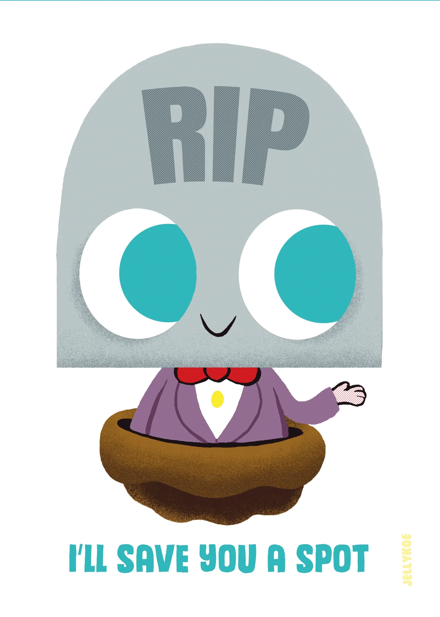 Saved You A Spot 5 X 7 Art Print Jellykoe Saved You A Spot 5 X 7 Art Print Jellykoe