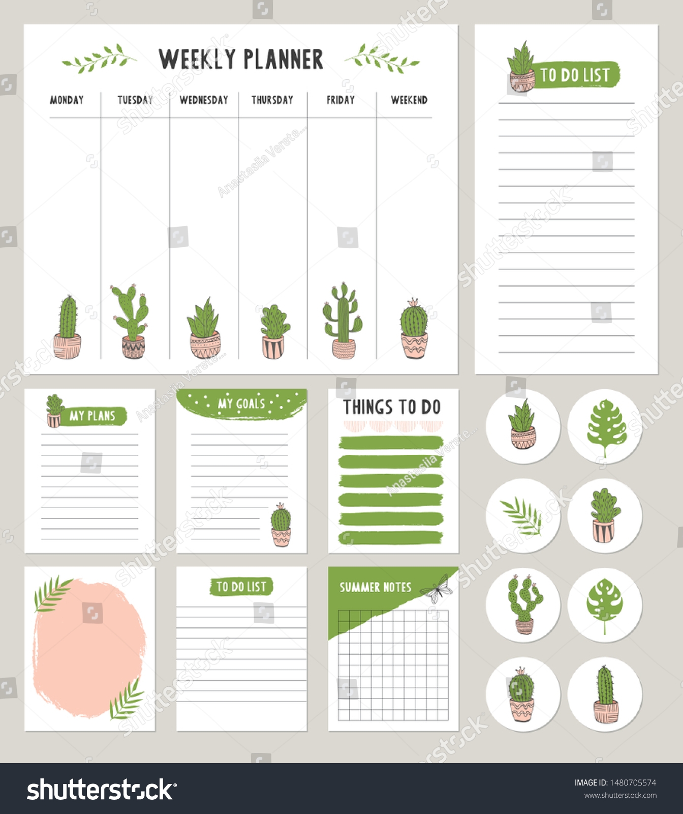 Set Cute Cactus Planners Do List Stock Vector Royalty Free 1480705574 Shutterstock Set Cute Cactus Planners Do List Stock Vector Royalty Free 1480705574 Shutterstock