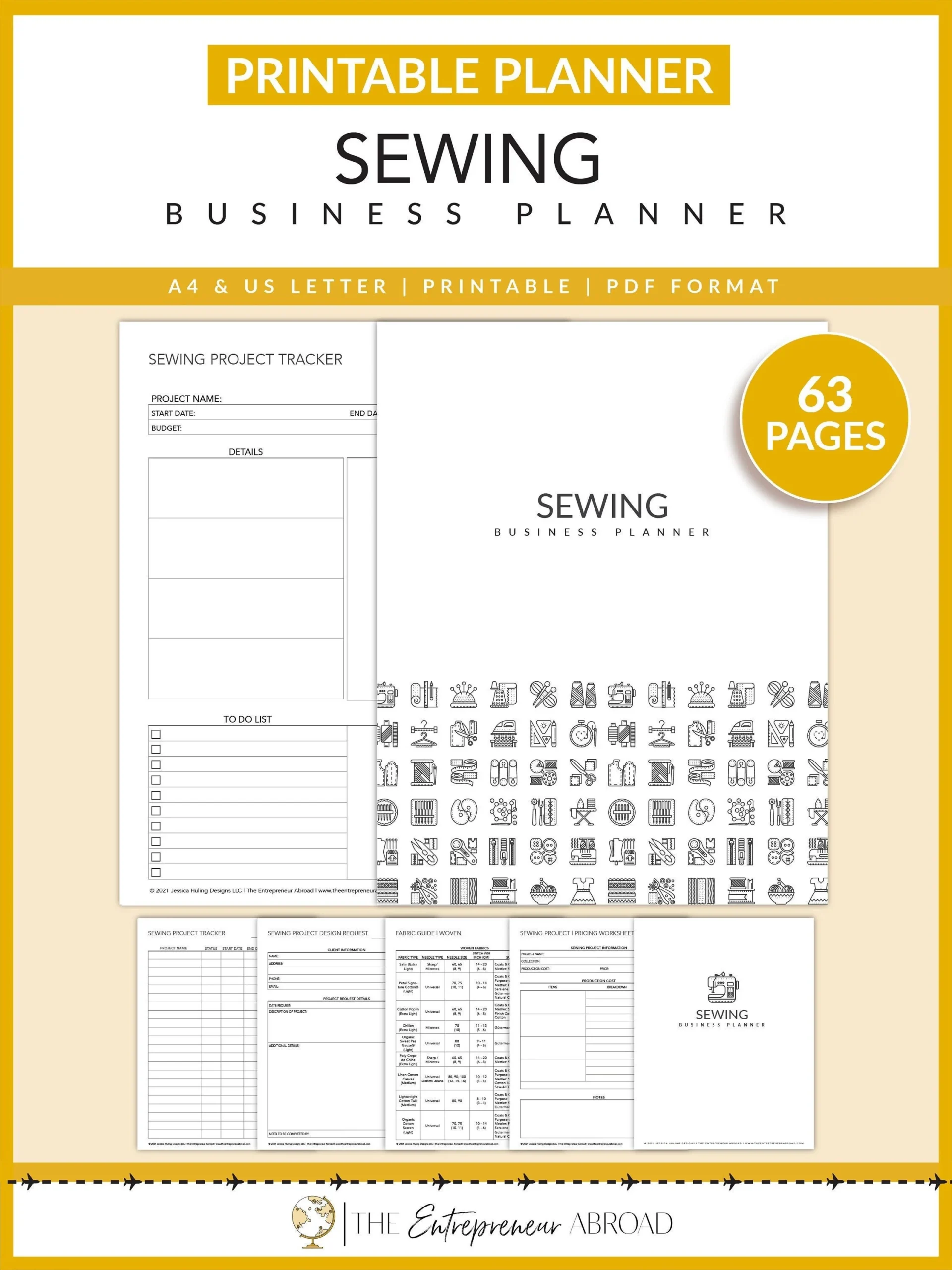 Sewing Business Planner Free Printable
