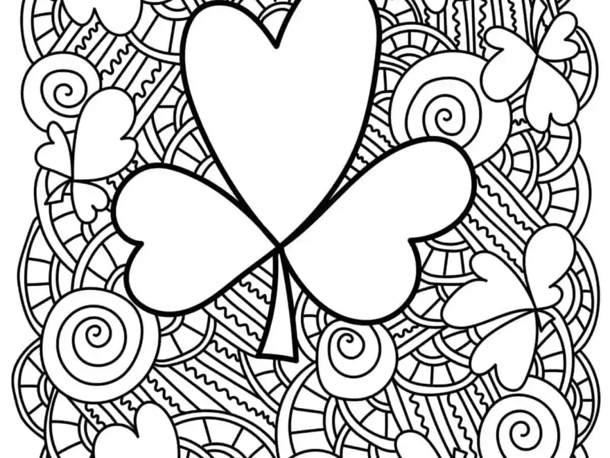 Shamrock Coloring Pages Skip To My Lou