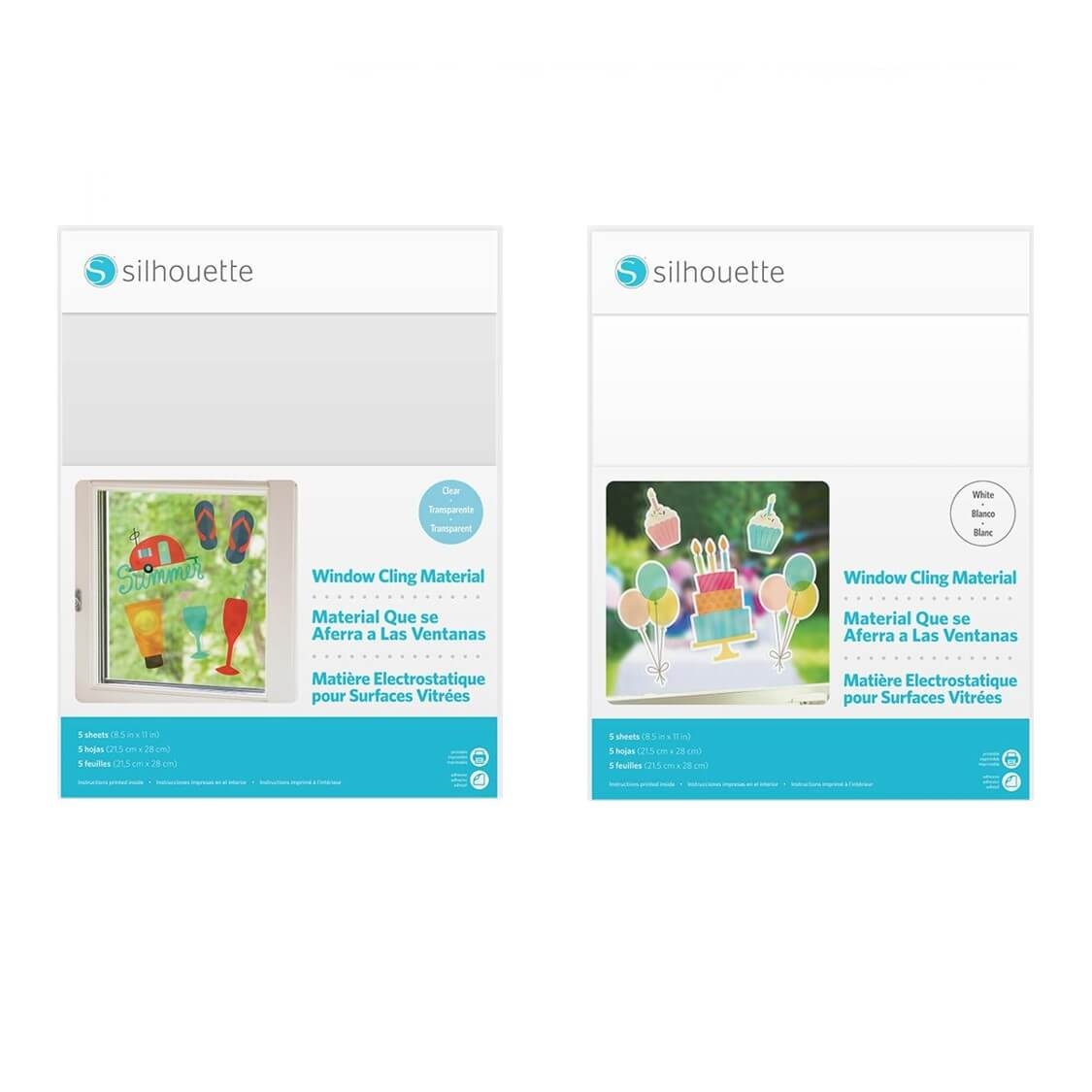 Silhouette Printable Window Cling Material CraftStore Direct