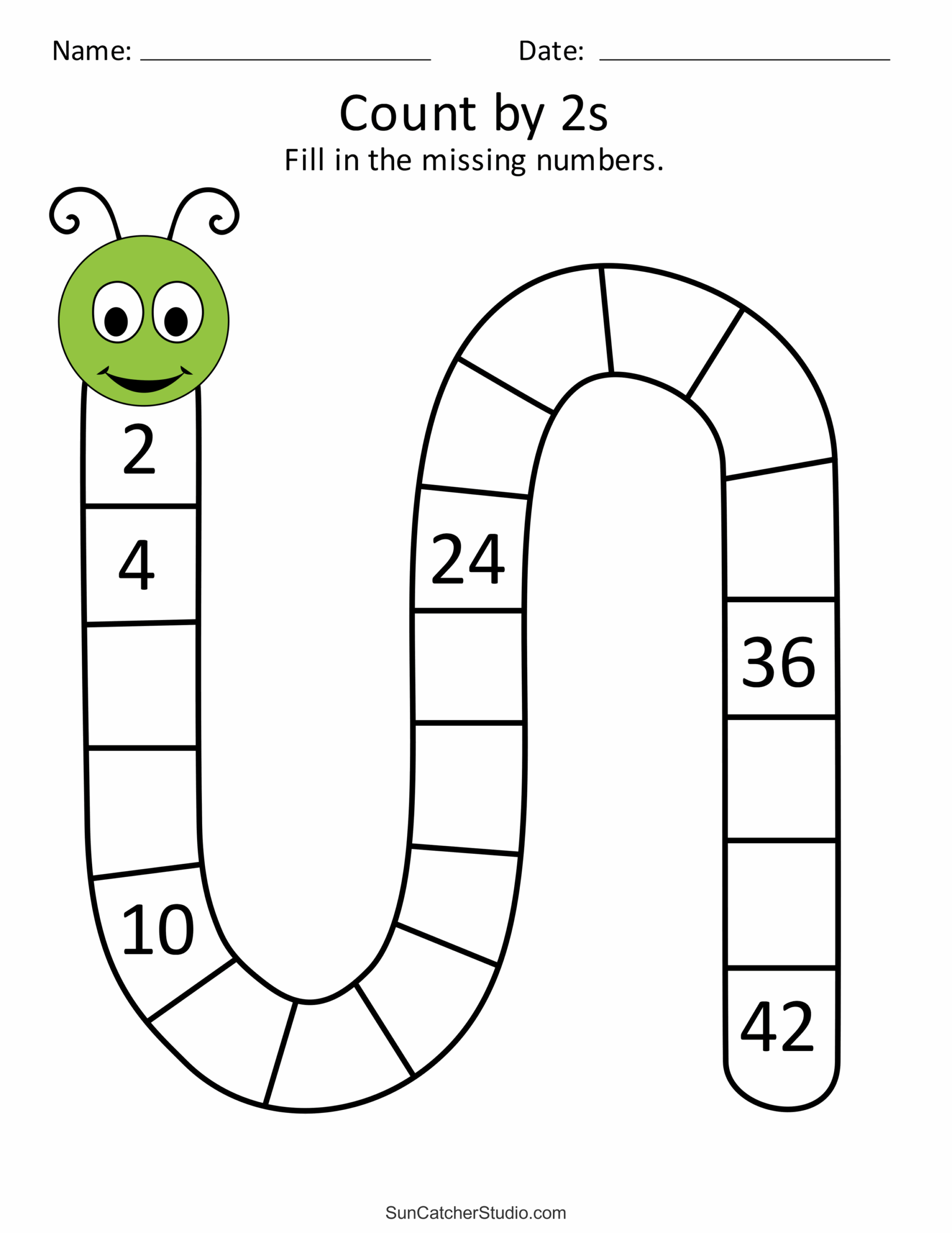 Printable 3 2 1 Sheet