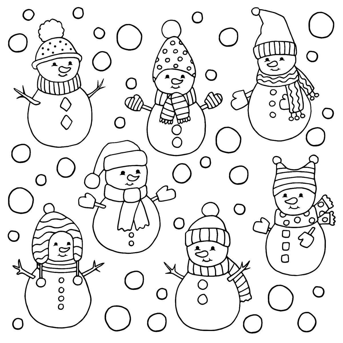 Snowman Coloring Pages Fun Printable Coloring Pages Of Snowmen For Kids Printables 30Seconds Mom Snowman Coloring Pages Fun Printable Coloring Pages Of Snowmen For Kids Printables 30Seconds Mom