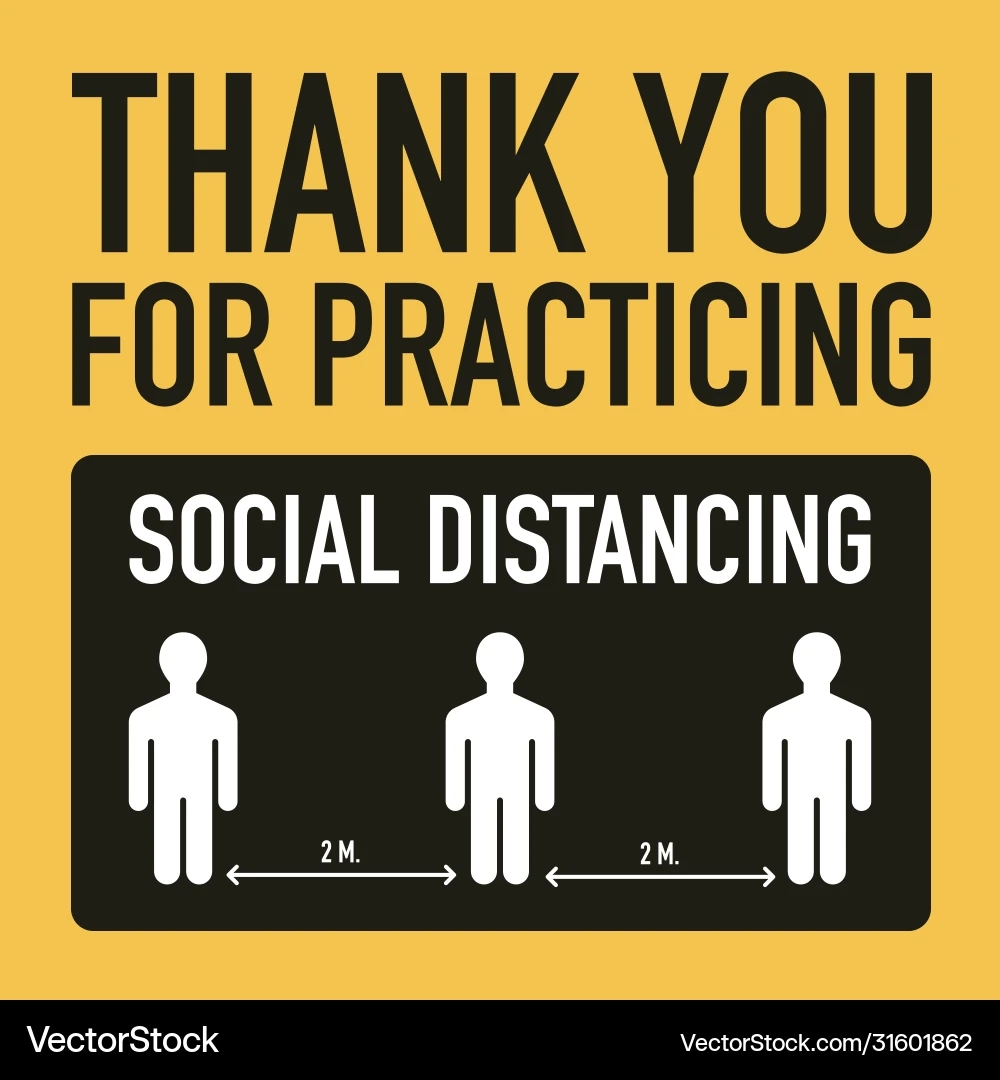 Free Printable Social Distancing Sign