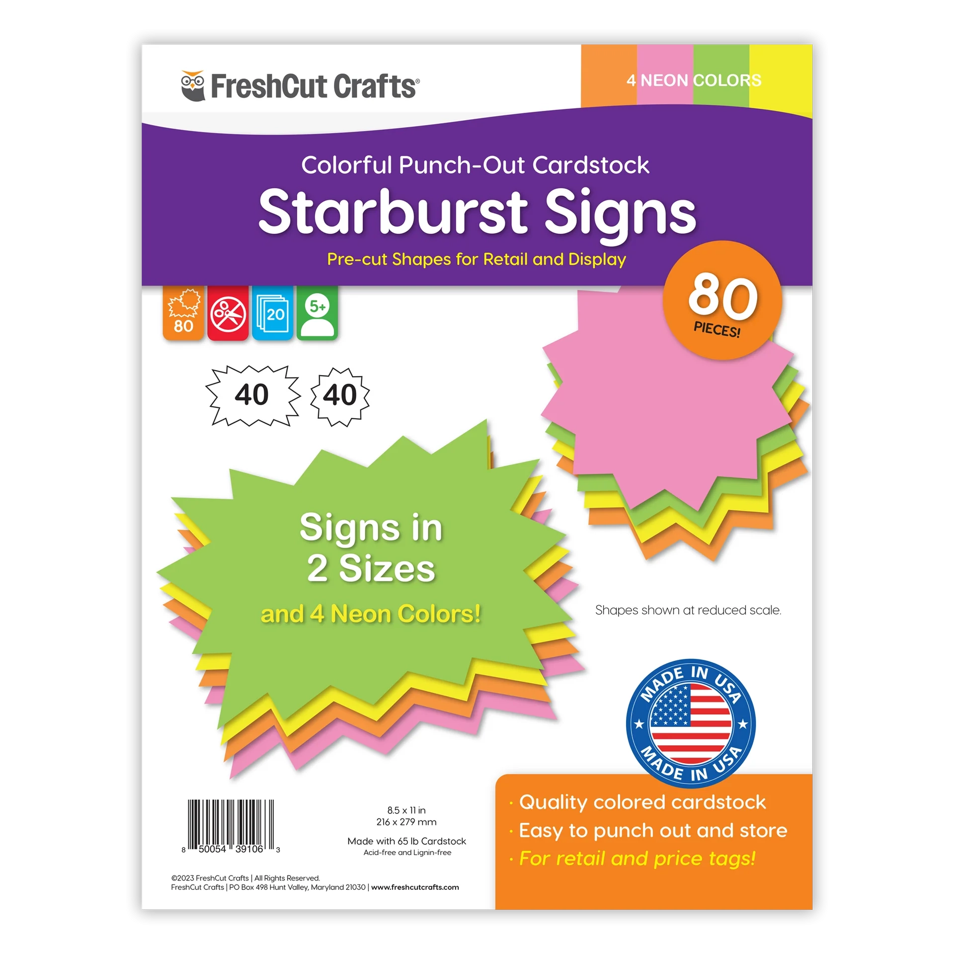 Starburst Signs FreshCut Crafts