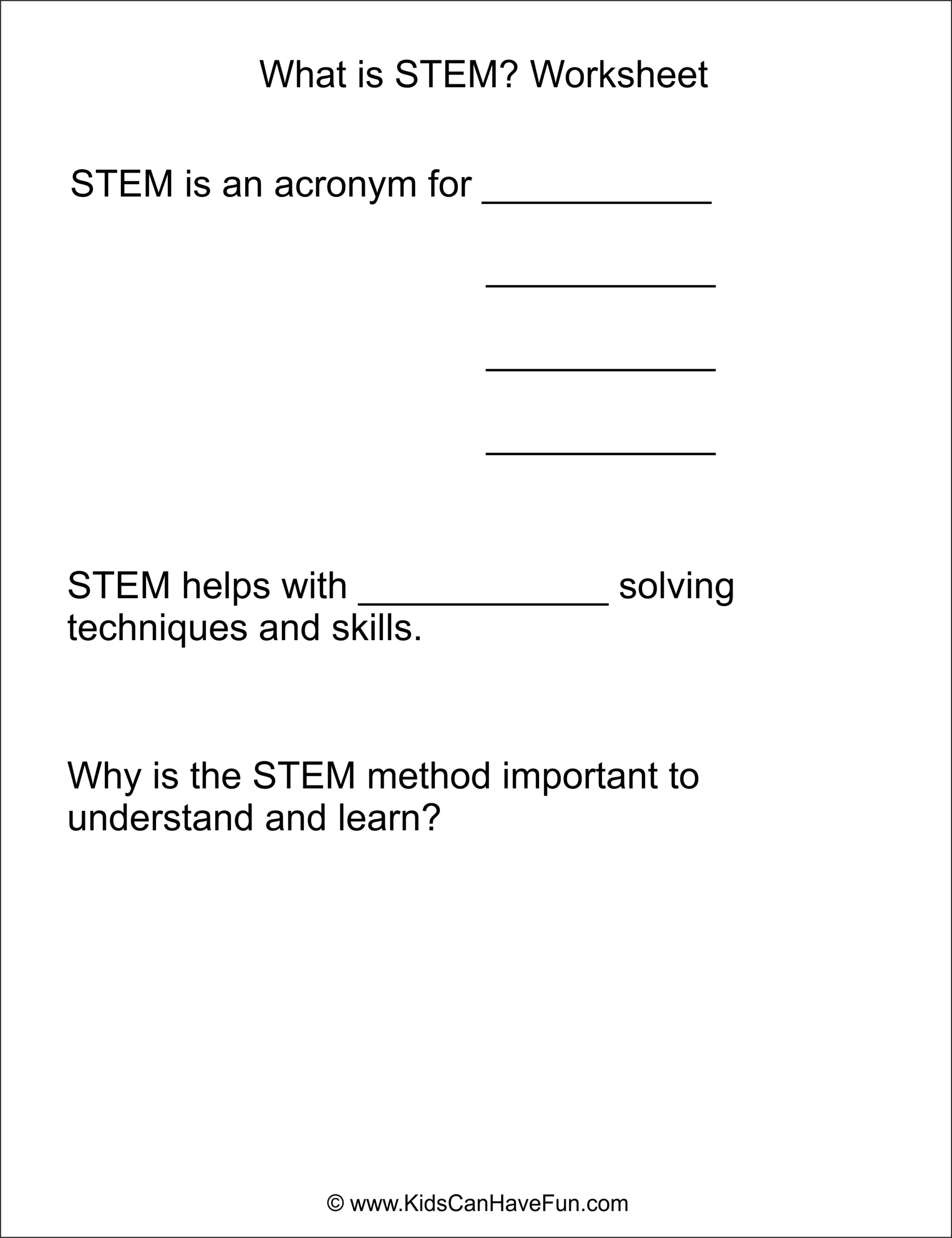 STEM Worksheets And Activities KidsCanHaveFun Blog Play Explore And Learn STEM Worksheets And Activities KidsCanHaveFun Blog Play Explore And Learn