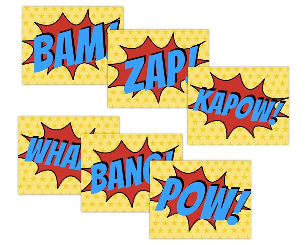 Free Printable Superhero Signs Free Printable Superhero Signs