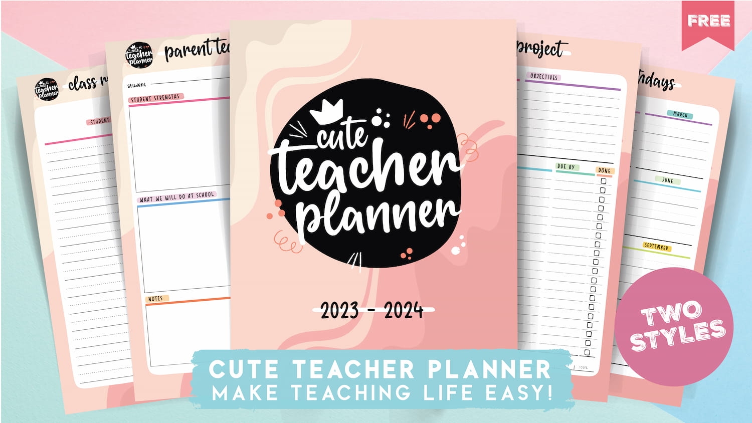 Using A Printable Teacher Planner