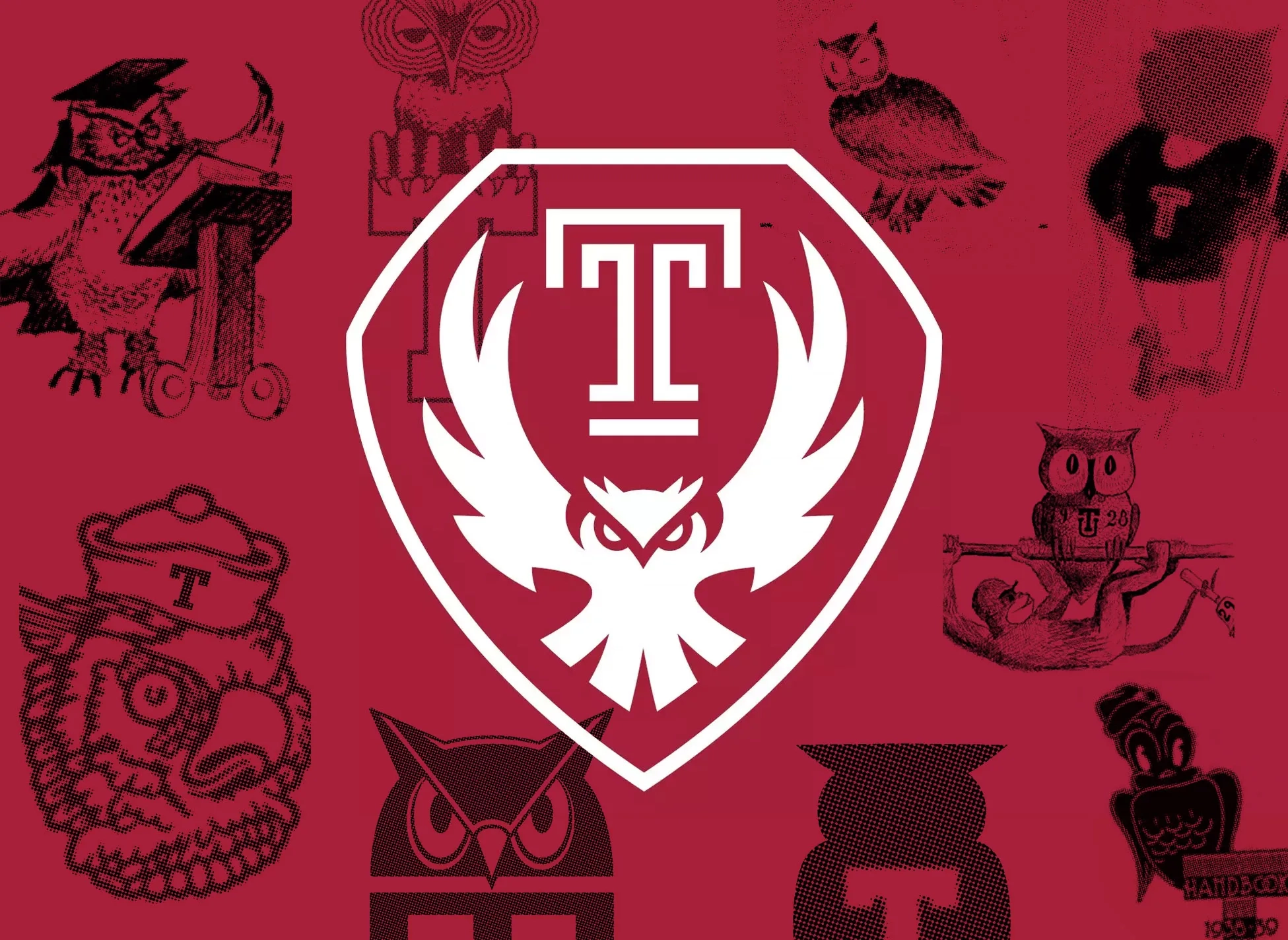 Temple University Unveils New Owl Logo What Came Before  Temple University Unveils New Owl Logo What Came Before