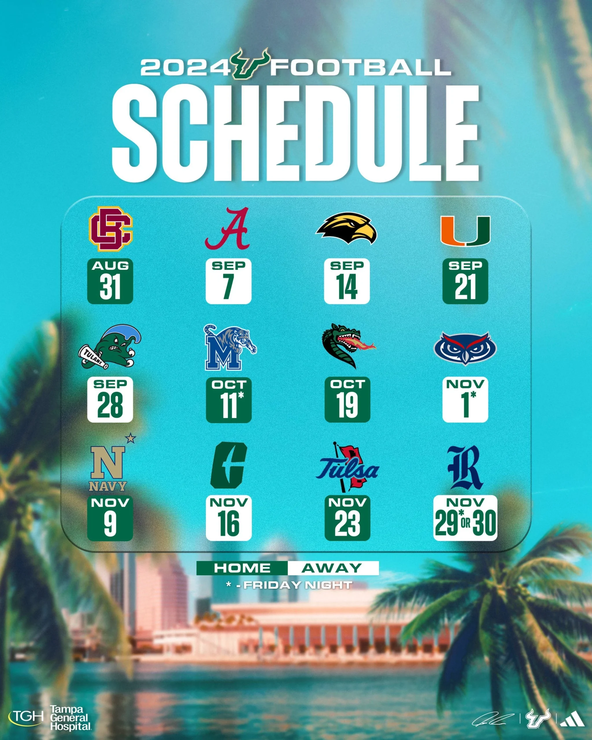 The 2024 USF Football Schedule Is Out R GoBulls The 2024 USF Football Schedule Is Out R GoBulls
