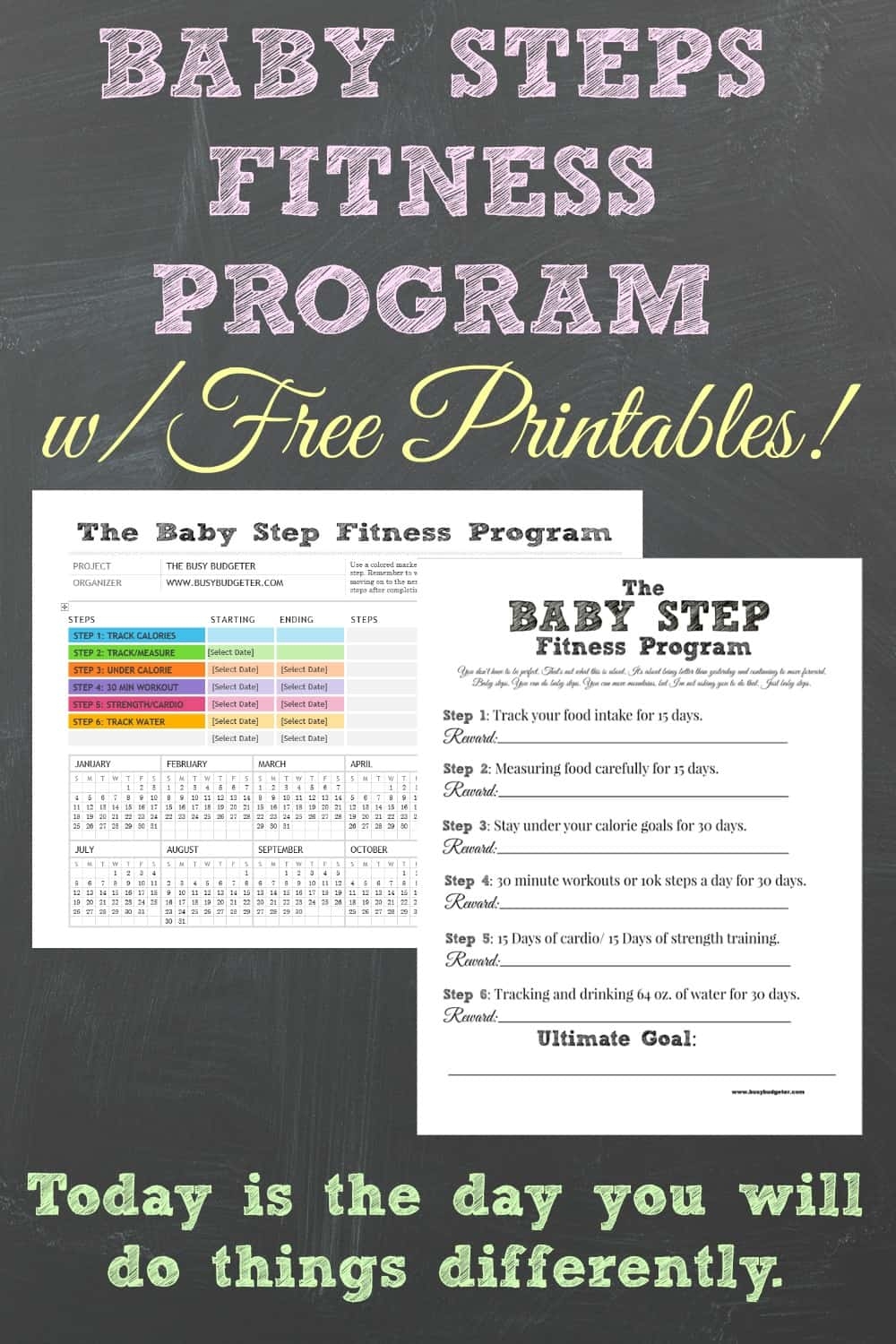 The Baby Step Fitness Program With Free Printables The Busy Budgeter
