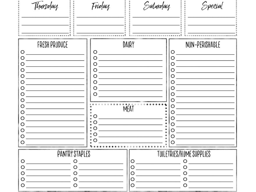 The Most Practical Meal Planner EVER Our Handcrafted Life