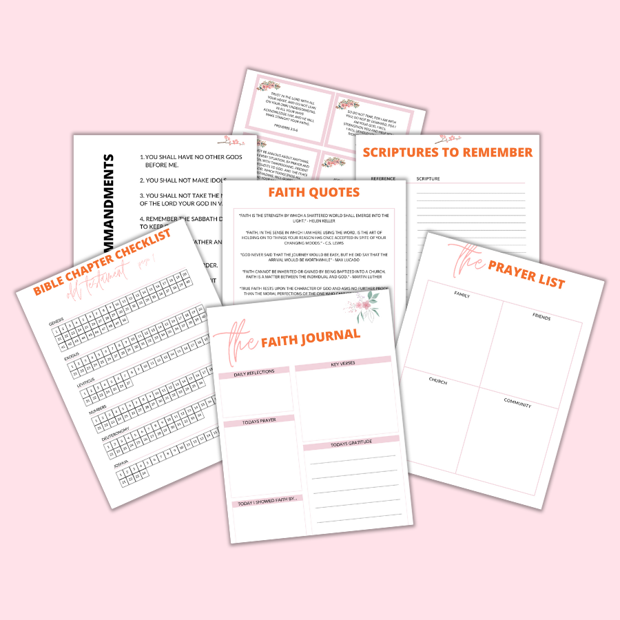 Faith Planner Free Printable