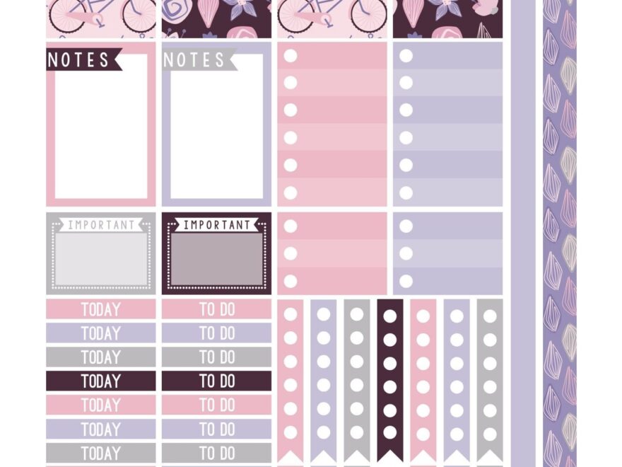 The Ultimate List For Beautiful Free Printable Planner Stickers Worksheets Library