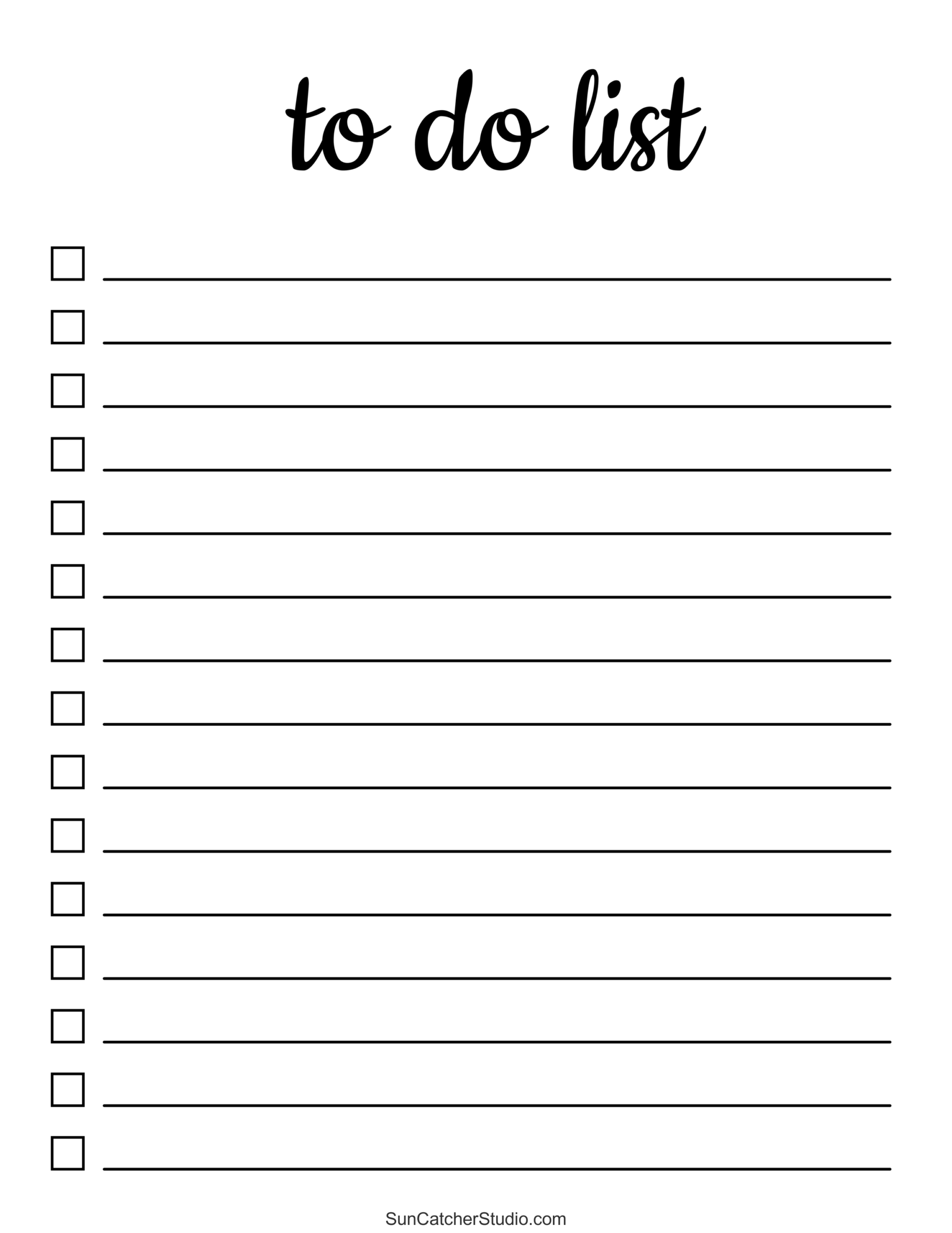 Todo Lists Printable Todo Lists Todo Lists Printable Todo Lists