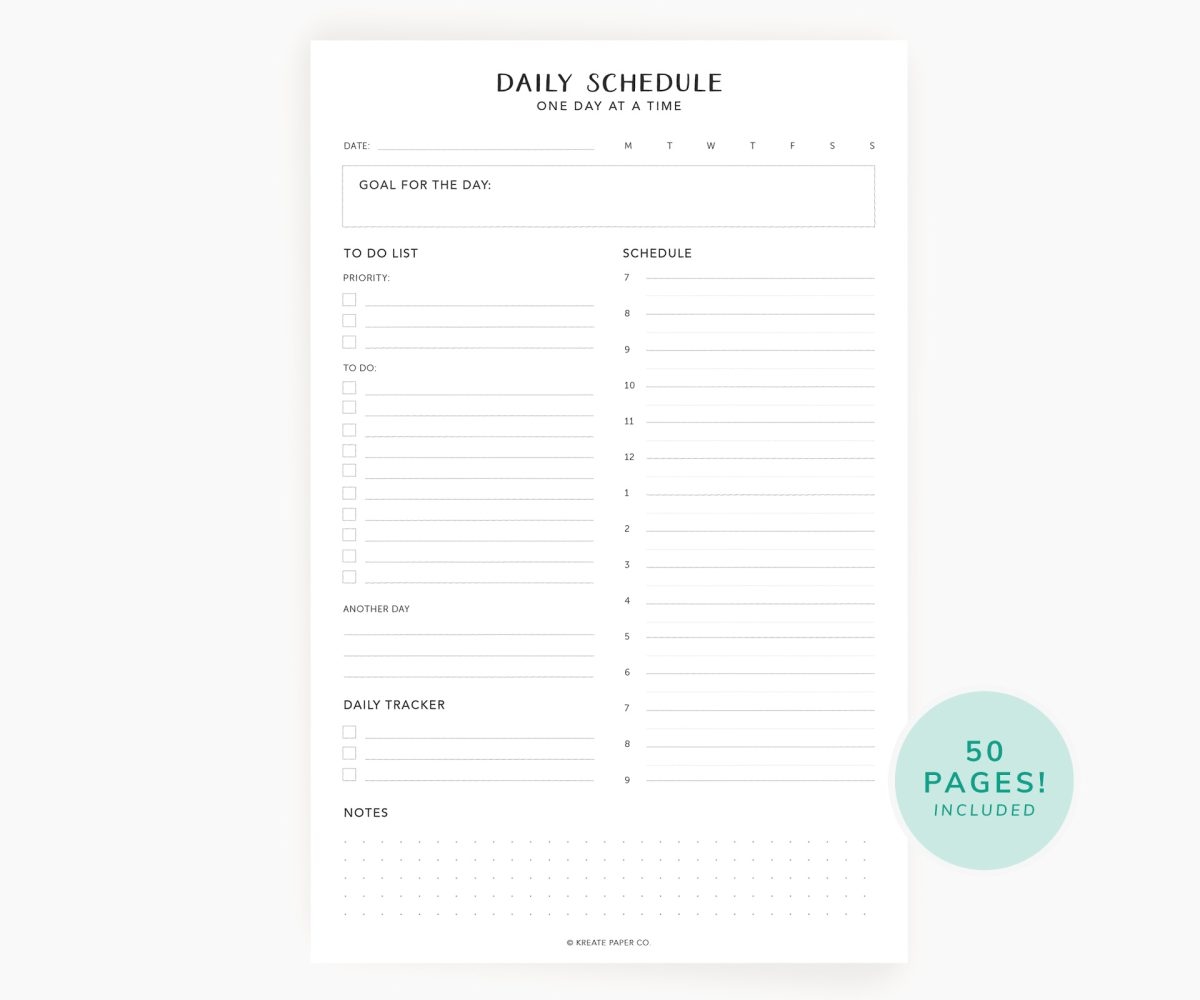 Xerox Printable Planner Pages