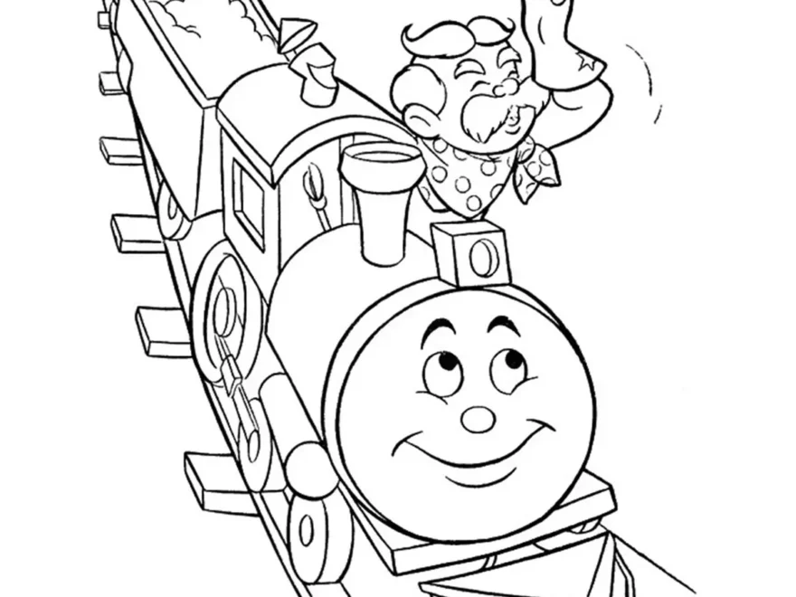Top 26 Free Printable Train Coloring Pages For Toddlers