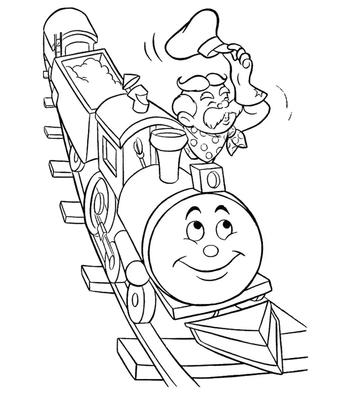 Top 26 Free Printable Train Coloring Pages For Toddlers