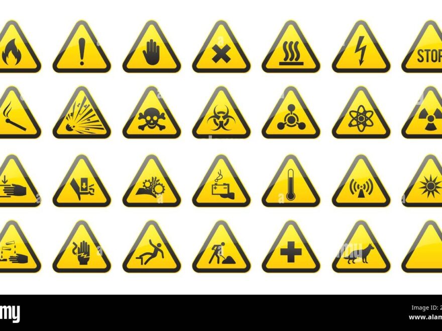 Toxic Warning Symbols Cut Out Stock Images Pictures Alamy
