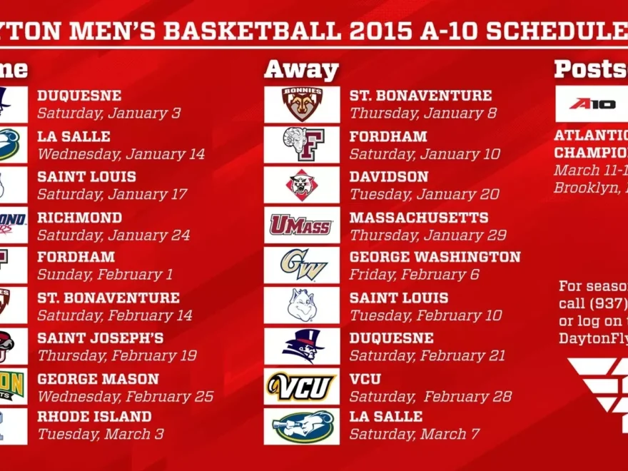 UD TO PLAY A RECORD 21 REGULAR SEASON GAMES ON NATIONAL TV University Of Dayton Athletics