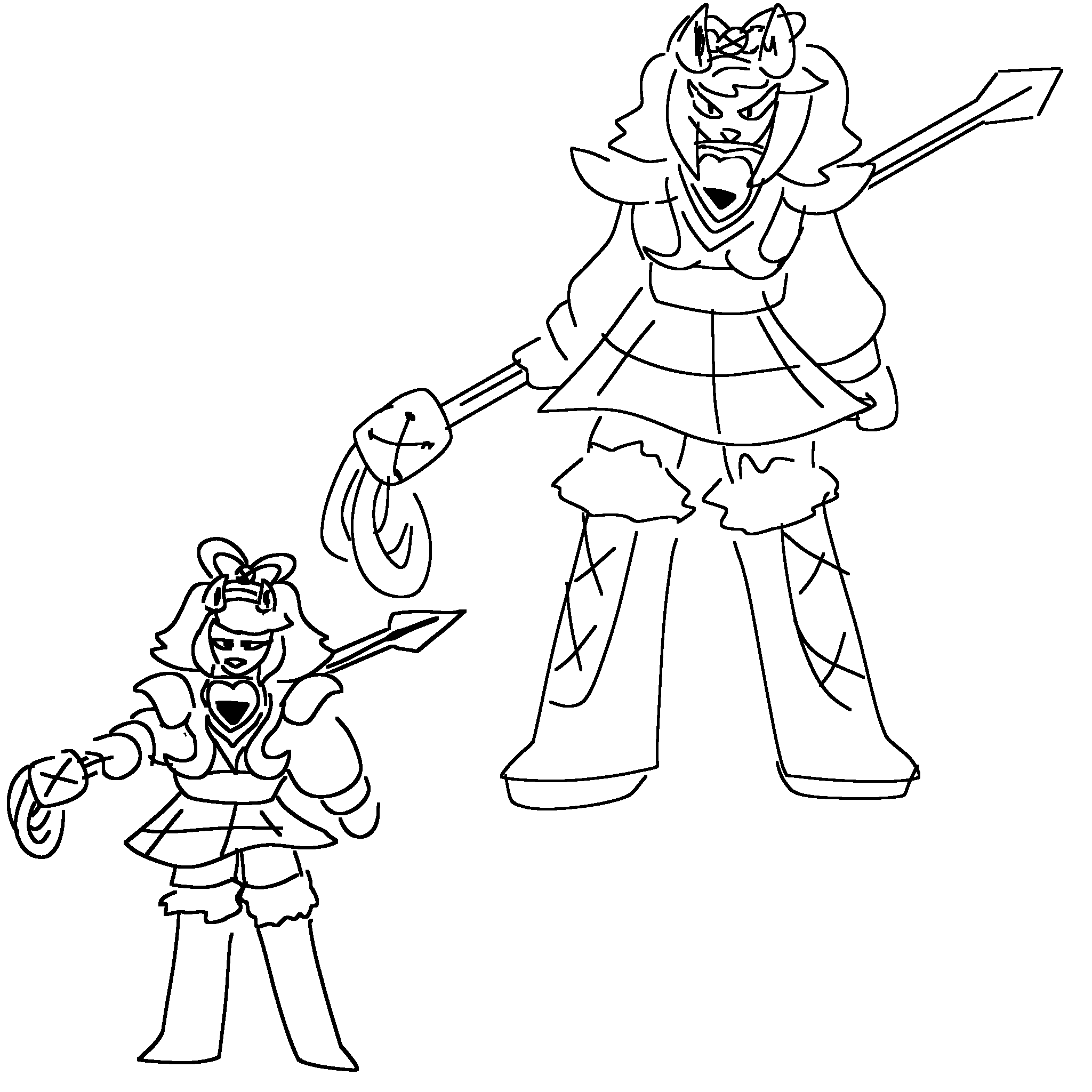 Underswap Printable Coloring Sheets