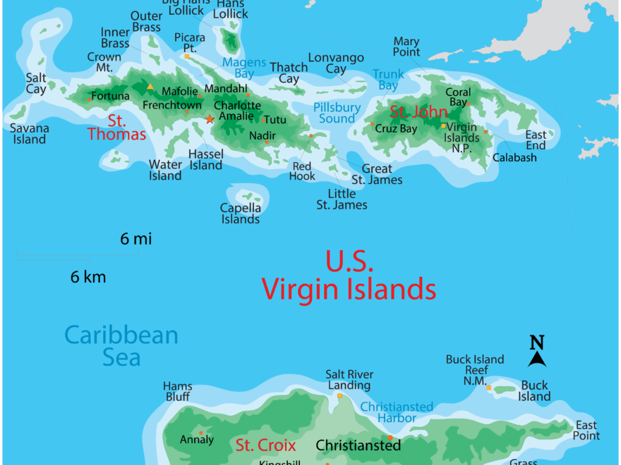 US Virgin Islands Maps Facts World Atlas
