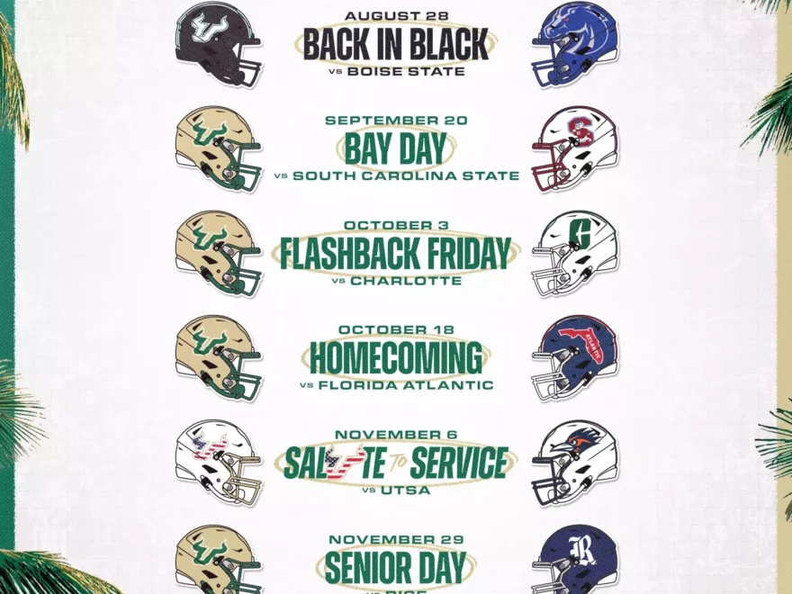 USF Football Announces Theme Games For 2025 Season USF Athletics