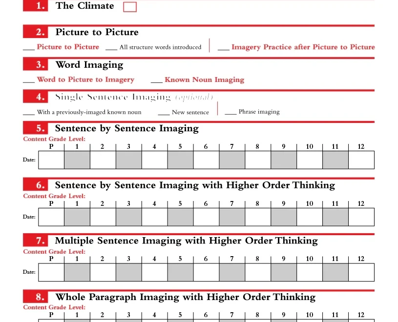 V V Progress Monitoring Charts Gander Publishing