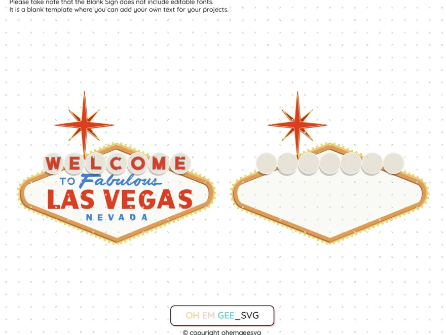 Vegas Welcome Sign Etsy