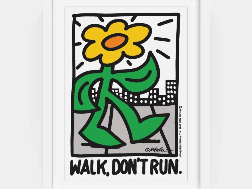 Walk Don t Run Print Micah NYC
