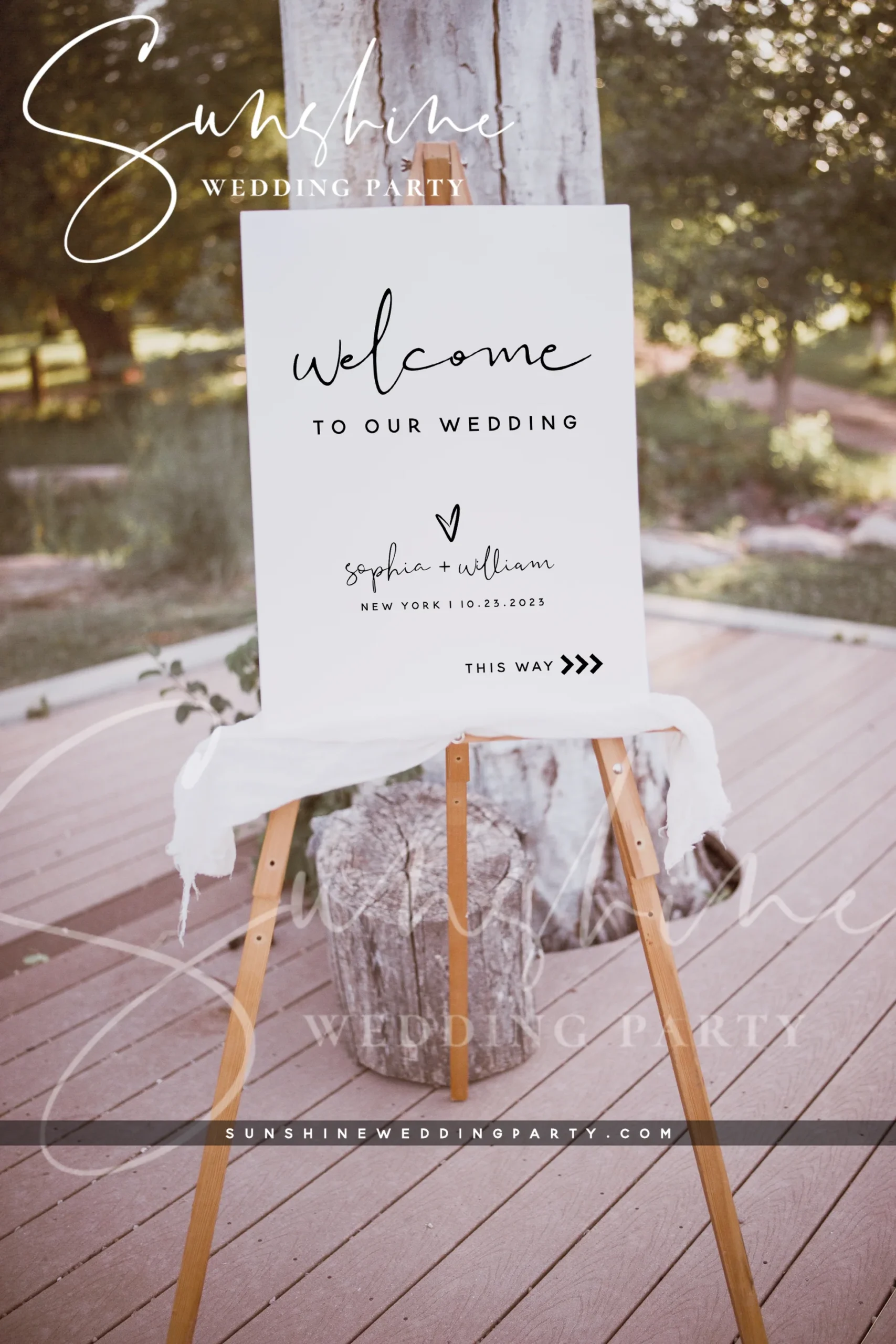 Wedding Welcome Sign Printable