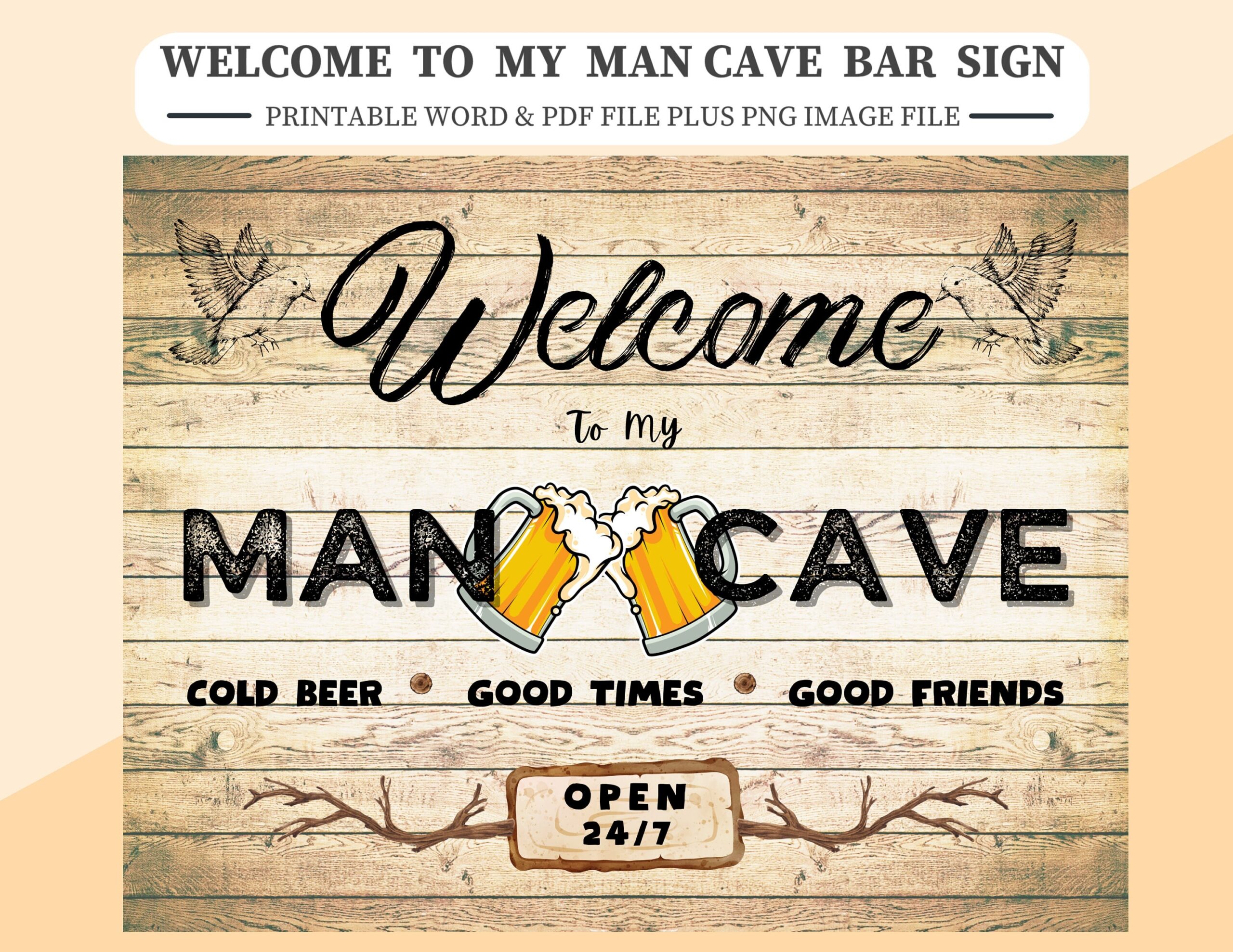 Welcome To My Man Cave Sign Printable A4 letter Size Word And PDF File Plus PNG Image Easily Resize If Needed Bar Mancave Man Cave Sign Etsy Welcome To My Man Cave Sign Printable A4 letter Size Word And PDF File Plus PNG Image Easily Resize If Needed Bar Mancave Man Cave Sign Etsy