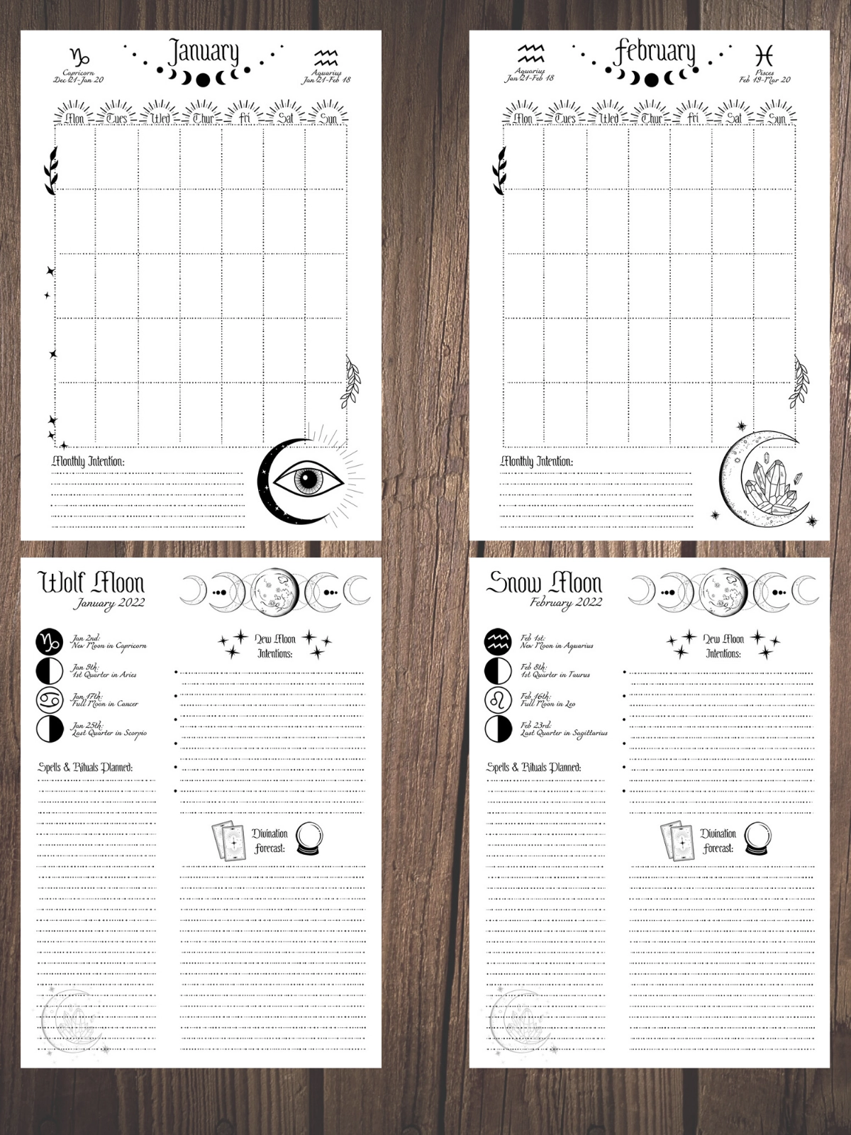 Witchy Planner PDF 2025