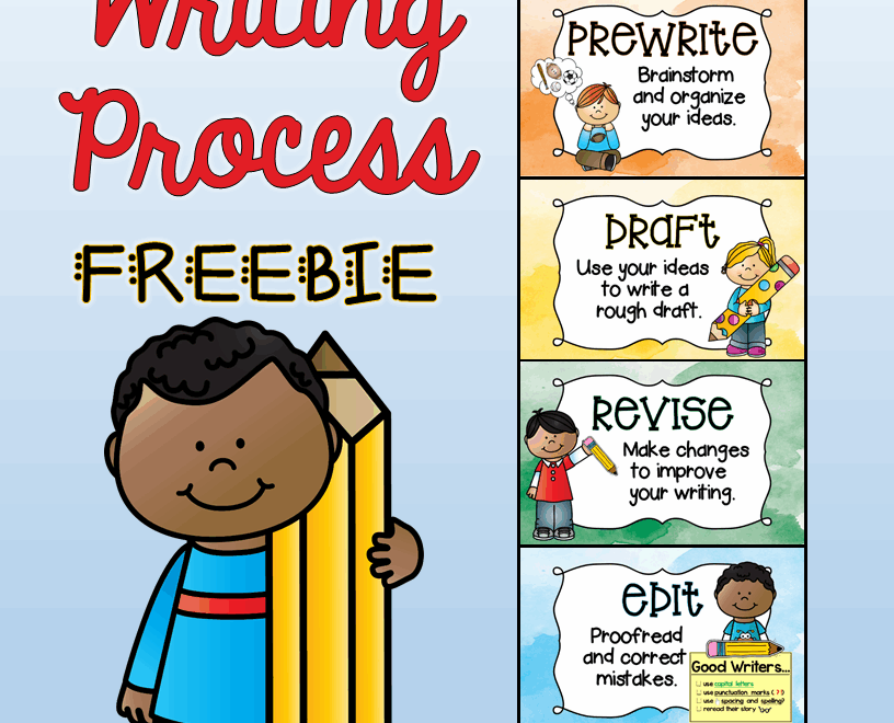 Writing Process FREE Lead In Literacy Resources For Kindergarten 1st 2nd Grade