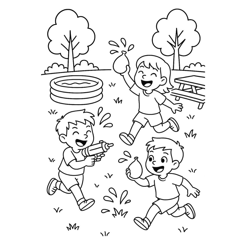 15 Summer Coloring Pages Printable PDF Free Fun For Kids
