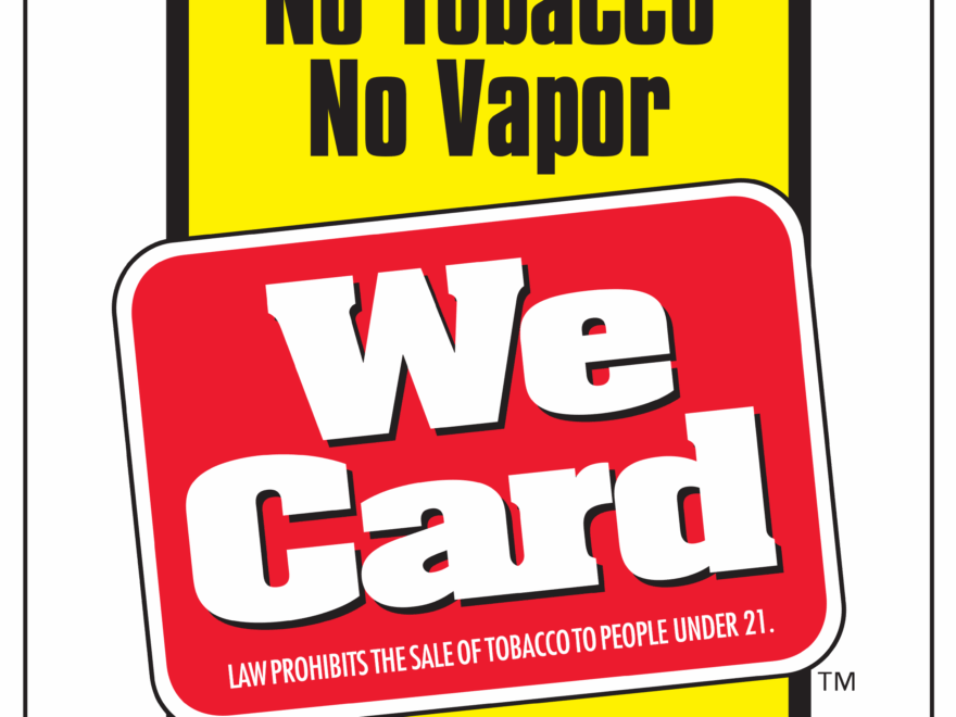 21 Year Minimum Age Resources We Card