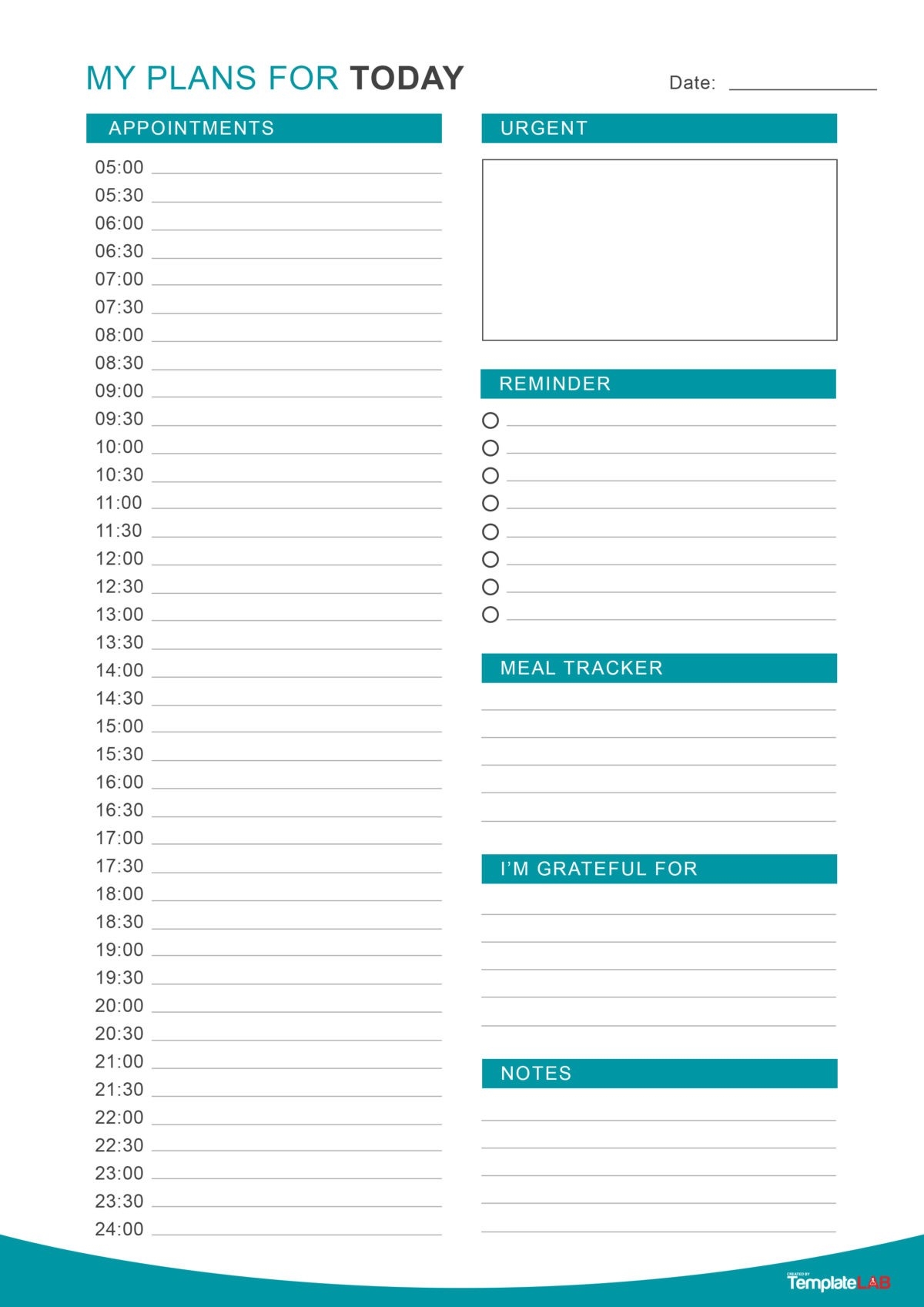 Academic Daily Planner Printables Free