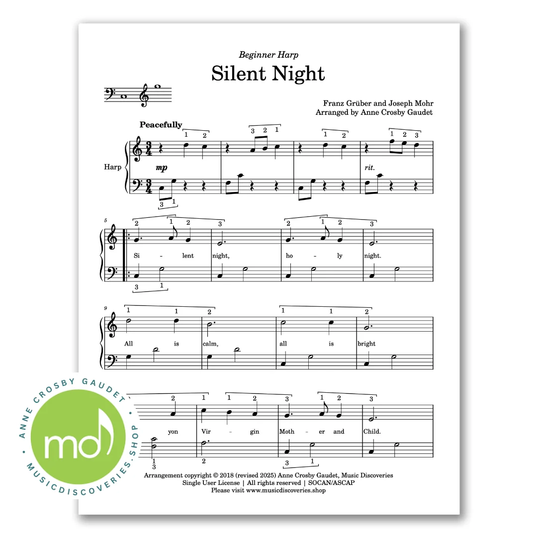 Printable Miniature Christmas Music Sheets