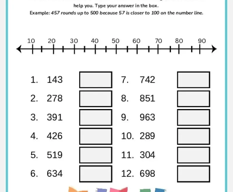 3rd Grade Rounding Numbers Worksheets K12 Math Worksheets