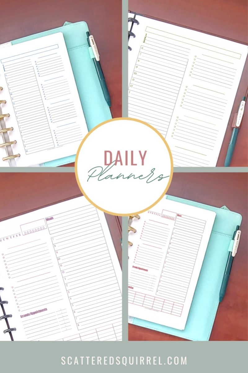 510 Scattered Squirrel Printables Ideas In 2025 Planner Printables Holiday Planner Printables