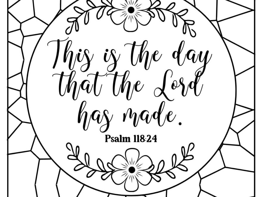 61 Bible Verse Coloring Pages Free Printable Christian Quotes