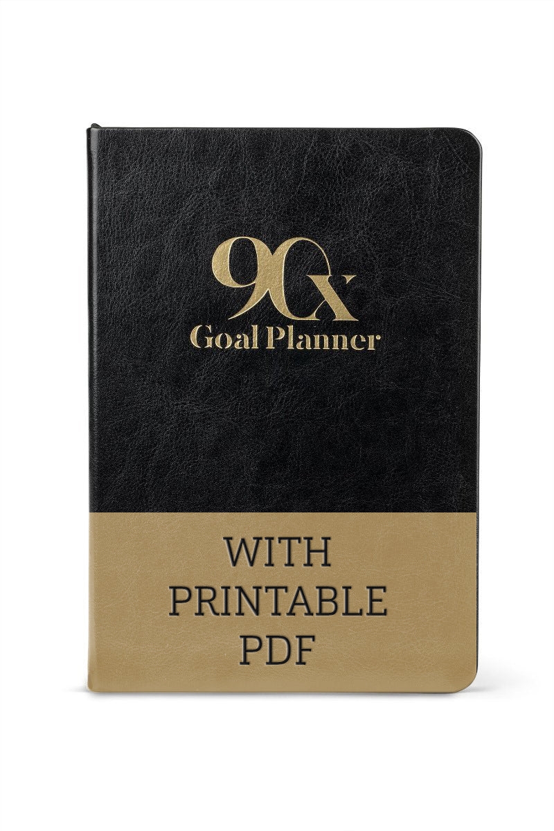 90X Goal Planner Focused Planner Undated Organizational System 90X 