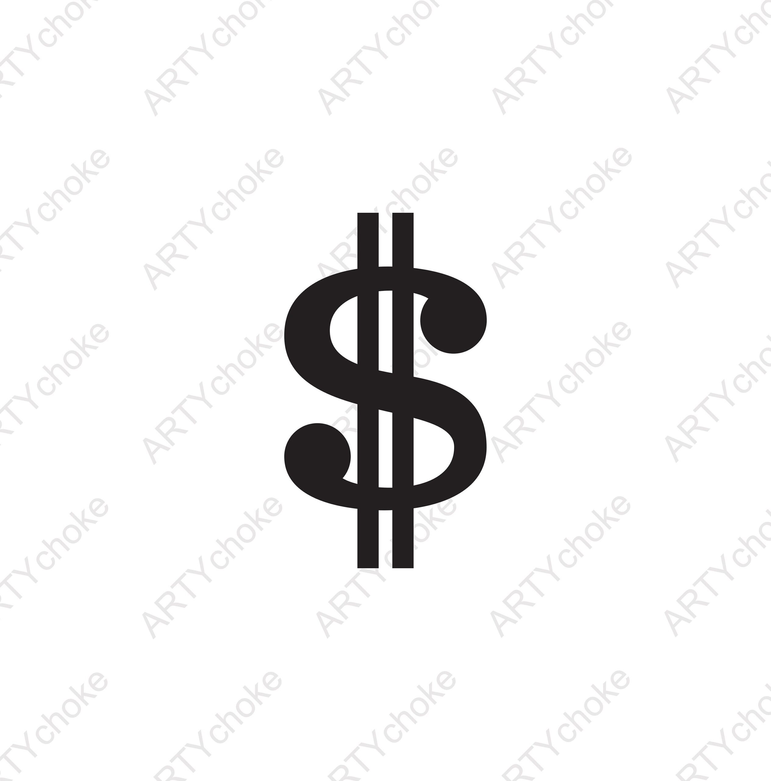 Free Printable Poster Stencil Dollar Sign Free Printable Poster Stencil Dollar Sign