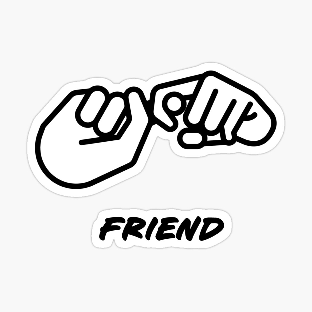 ASL American Sign Language Friend Friendship Greeting Card For Sale By Bluediggies Redbubble