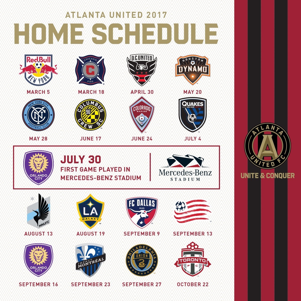 Printable Atlanta United Schedule