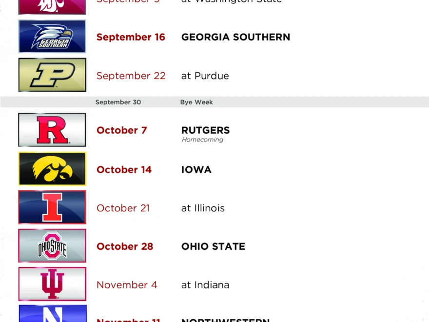 Badgers Open Up At Camp Randall 2023 Official Schedule WFRV